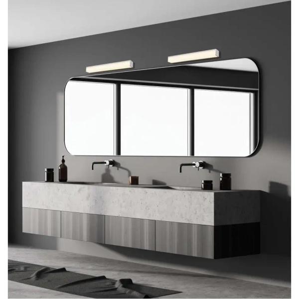 Podłużna ścienna lampa nad lustro 20150 LED 16W 3000K IP44 biały chrom