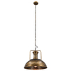 Rustykalna lampa wisząca Loft 7897/1 BL TR metalowa kopuła złota