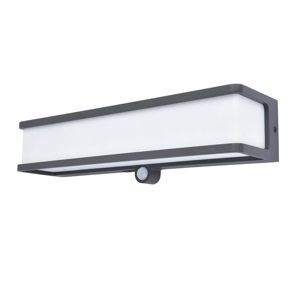 Solarna Lampa ścienna Doblo 6943801125 Lutec LED 16,5W 4000K IP54 szary