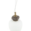 Salonowa lampa wisząca CERAMIC 11702 LED 12W 3000K szara biała