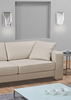 Salonowy kinkiet designerski SILK W0256 Maxlight LED 2,4W 3000K stal chrom