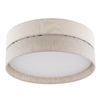 Okrągła lampa sufitowa ECO 5775 TK Lighting tkaninowa biała
