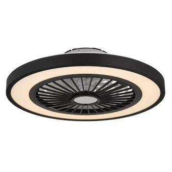 Sufitowa lampa wentylator BLIZZAK 3653 LED 45W 3000-6500K czarny biały