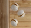 Lampa wisząca Globe MSE010100238 dwie półkule białe złote