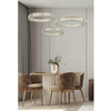Potrójna lampa wisząca SPARK AZ5795 Azzardo LED 144W 3000K chrom