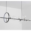 Podwieszana lampa Orion MP0084-L1200 Step LED 8W 3000K bąbelki szklane czarna