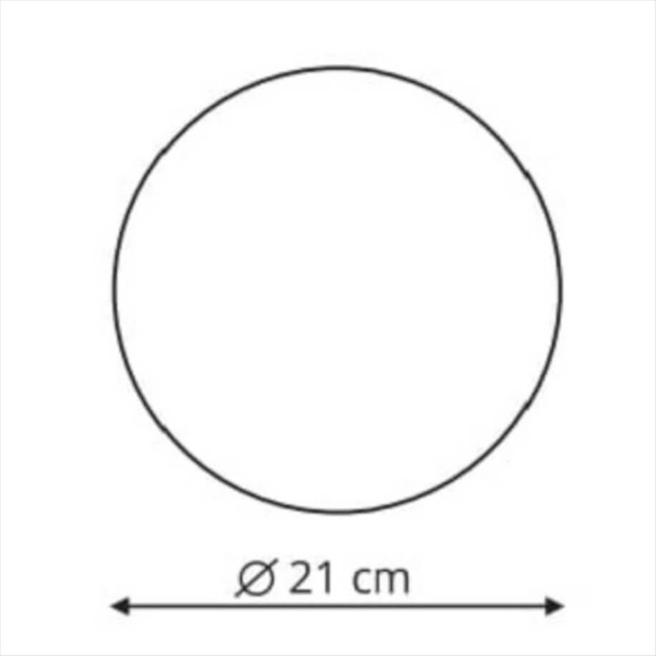 LAMPA sufitowa PLATILLO LP-8102/1C-12W GD Light Prestige okrągła OPRAWA metalowa moon LED 12W 3000K plafon  złoty