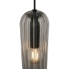 Szklana lampa wisząca Miella 2412523047 do jadalni przydymiony