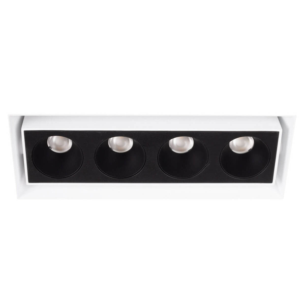 Lampa wpustowa z zasilaczem i modułem LED Modular H180.08 + HM180 4L + HT180 12W ON/OFF Maxlight LED 12W 3000K czarna biała