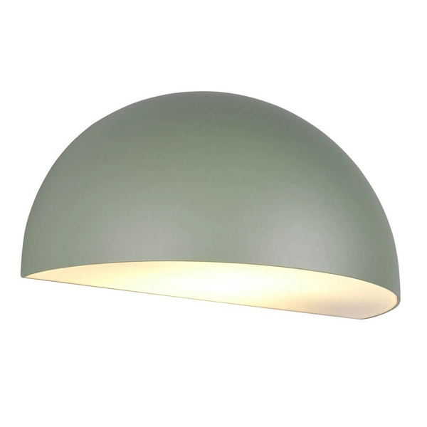 Kopułowa lampa ścienna MAAS 262460115 metalowa IP44 zielona