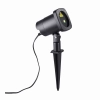 Ogrodowy reflektor LASER czarny LED 6W IP44 wbijany do ogrodu energooszczędny 19940-18