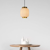 Plisowana LAMPA wisząca GOSSE 13435/01/31 Lucide porcelanowa OPRAWA retro ZWIS angielski biały