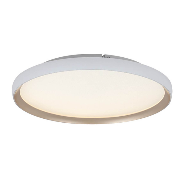 Plafon do salonu okrągły 25185 LED 20W 2700-4000K biały złoty