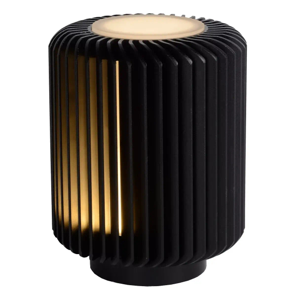 Lampka stołowa TURBIN 26500/05/30 Lucide LED 5W 3000K do sypialni czarna