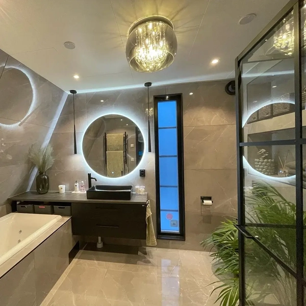 Lampa sufitowa okrągła PEARL 70163/06/11 Lucide przydymiony czarny