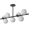 Molekułowa lampa sufitowa Bolti PLC0104-BK Yaskr szklane kule biała czarna