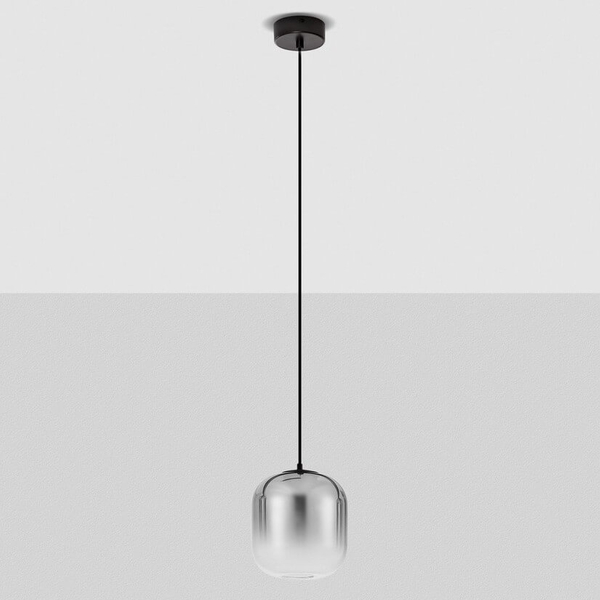 Wisząca lampa do salonu ANUCO LE44610 LED 3W 3000K szklana szara