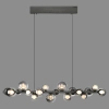 Wisząca lampa E-POPUP czarna przydymiona 2557-15 18xLED 1.8W zmienna barwa
