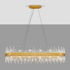 Wisząca lampa nad stół CHOLULA LE44724 crystals złota przezroczysta