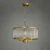 Jadalniana lampa wisząca Evelyn EVE0363 szklana brązowy przezroczysty