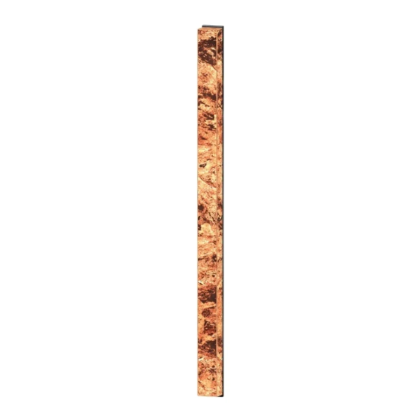 Podłużny kinkiet MARBLE MWLS-6611-606R czarny dekor marmuru LED 3000K