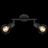 Industrialna LAMPA sufitowa XARA I 54802S-2 Globo druciana OPRAWA metalowy plafon reflektorki czarne