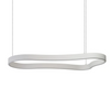 Lampa wisząca ze ściemniaczem MIRABELLA biała AZ6753 1xLED 60W 3000K do salonu