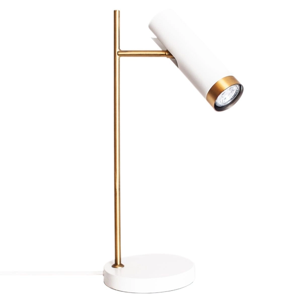 Regulowana lampa stołowa Plus 4002280-5002 z regulacją do gabinetu biała