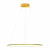 Lampa wisząca złota ringowa LED 32W 4000K neutralna barwa do salonu pierścień SLD/000061/4000/G
