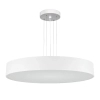 Kuchenna wisząca lampa Kengo 5239 okrągła nad wyspę biała