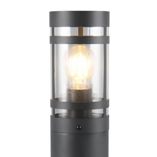 Ogrodowy słupek Paloma R51716142 IP44 tuba metalowy antracyt