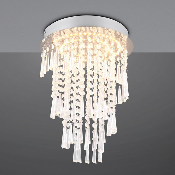 Sufitowa lampa Pomp R67341106 LED 18W 2700-6500K przezroczysty chrom