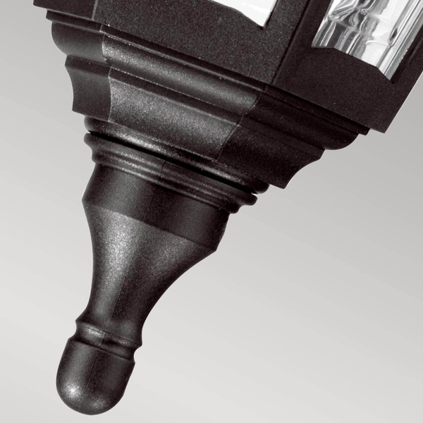 Lampa wisząca industrialna KINSALE-CHAIN Elstead na łańcuchu czarna