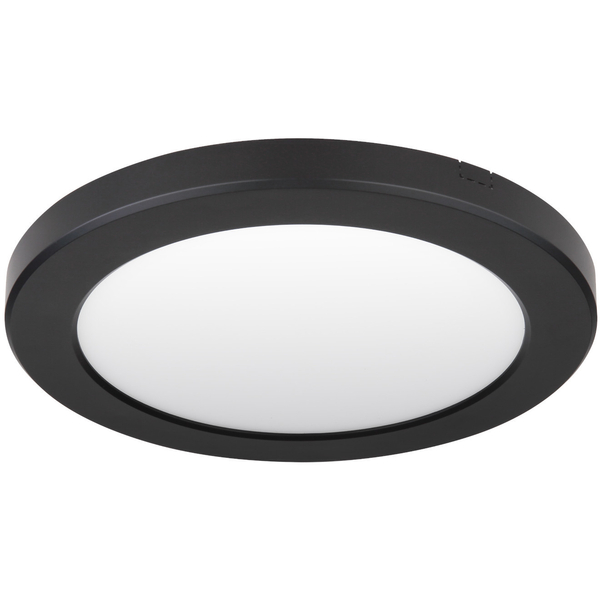 LAMPA sufitowa LASSE 12379-18B Globo okrągła OPRAWA plafon LED 18W 3000K - 6500K metalowy czarny