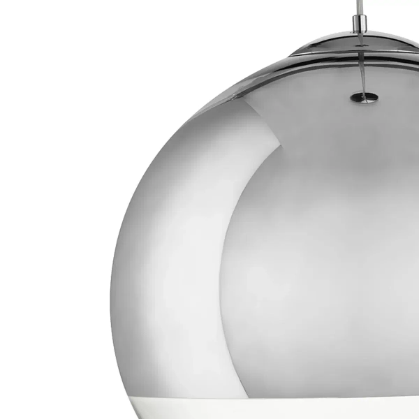 Lampa wisząca nas wyspę Flash MP1238-400 chrome Step ball lustrzana chrom