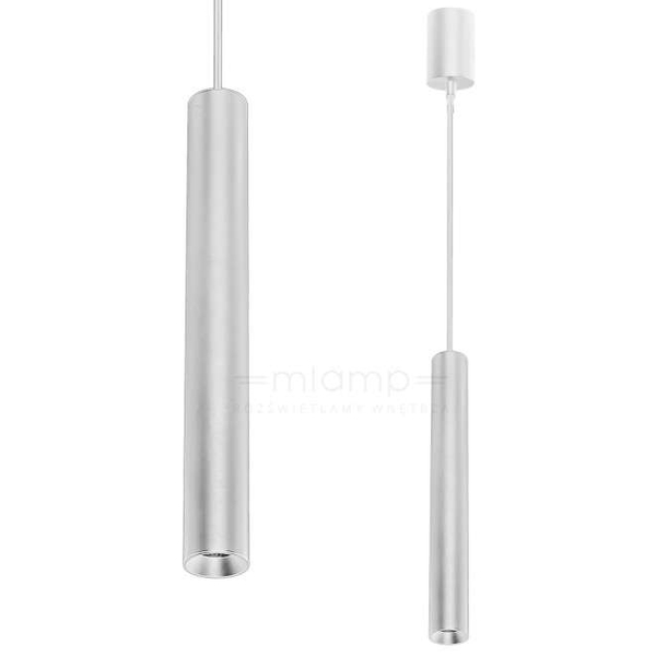 LAMPA wisząca KILIAN HL7728-M/3W WH Italux metalowa OPRAWA zwis LED 3W 3000K sopel tuba biała