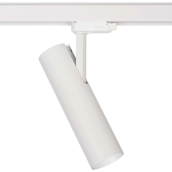 LAMPA sufitowa MILO 8766 Nowodvorski metalowa OPRAWA tuba LED 15W 3000K do systemu szynowego 3 - fazowego regulowana biała