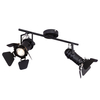 Regulowana lampa sufitowa retro EGON 54650-2B czarny