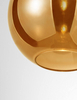 LAMPA wisząca CASTRO LE41958 Luces Exclusivas skandynawska OPRAWA szklany ZWIS kula ball złota