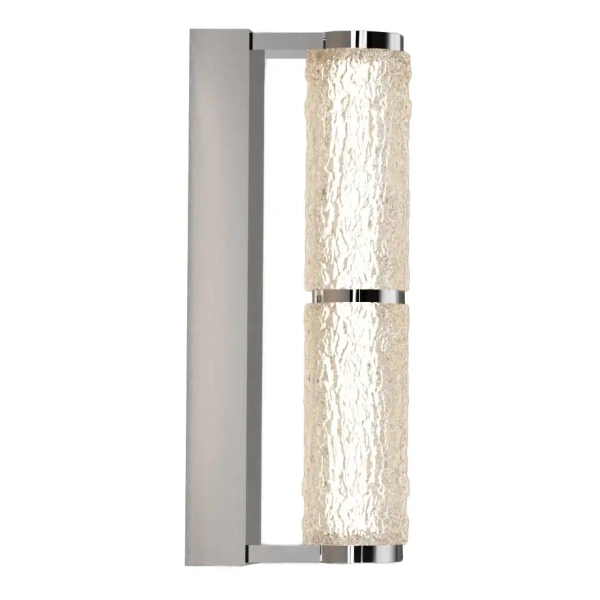 Nowoczesna ścienna lampa Love W0422 LED 14W 3000K szklany chrom