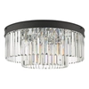 Sufitowa lampa kryształowa Celeus CEL4822 czarny przezroczysty