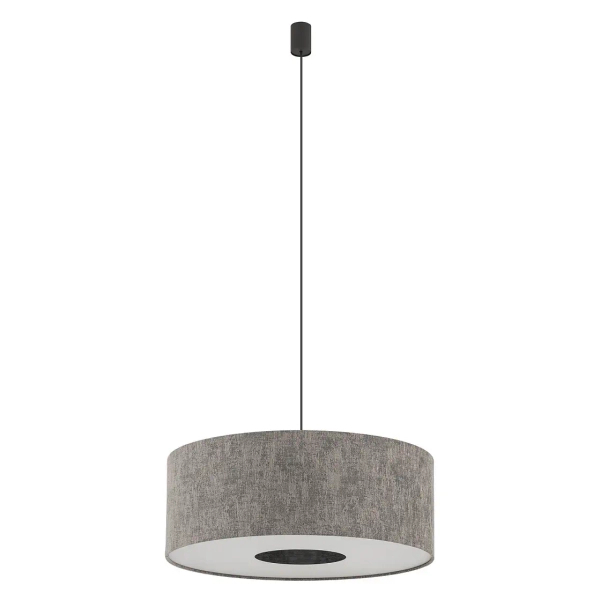 Nowoczesna lampa wisząca LAGO 11674 regulowana szara
