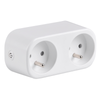 Podwójne gniazdko sterowane smartfonem 315922 Tuya Smart Wifi białe
