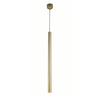 Wisząca lampa salonowa Lunga LP-894/1P GD nowoczesna tuba metalowy sopel złoty