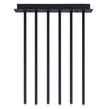 Lampa sufitowa metalowa NOVENCIO LE45465 LED 17W 3000K czarna