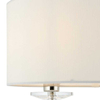 Lampa stołowa Nixon 60804 Endon abażurowa do sypialni ecru nikiel