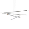 Żyrandol salonowy Tubo 1072P4 Aldex 8-punktowa metalowa lampa chrom