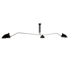 Loftowa LAMPA sufitowa DAVIS MDE610-3 Italux industrialna OPRAWA metalowa na wysięgnikach pająk czarny
