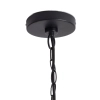 Wisząca lampa na taras Finto ABR-LWZIP44-D IP44 czarna drewniana