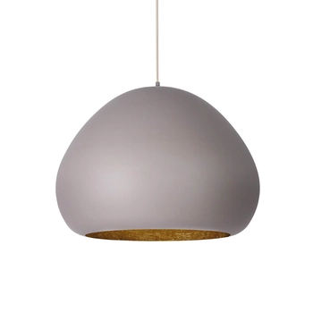 Wisząca lampa kuchenna Lava 41080 Sigma metalowa szara złota